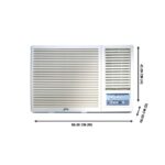 GODREJ WINDOW AC WFC DIMENSION