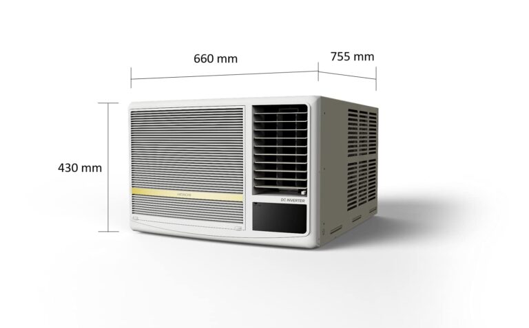 Hitachi window Dimension